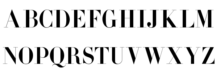 OPTI Didot CBS Special Font LOWERCASE