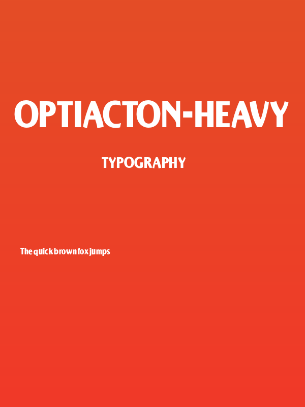 OPTIActon-Heavy Poster