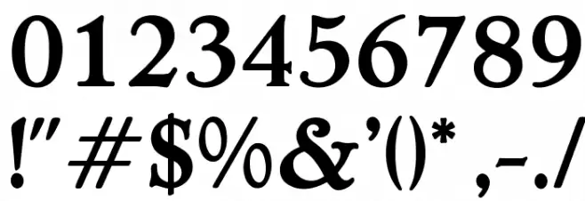 OPTIAdministerBoldAd Font OTHER CHARS