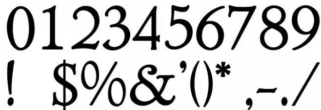 OPTIAdministerBookAd Font OTHER CHARS