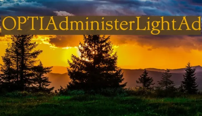 OPTIAdministerLightAd Example 3