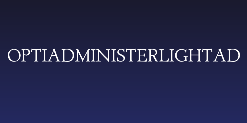 OPTIAdministerLightAd Social Header
