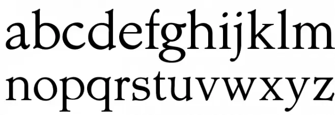 OPTIAdministerLightAd フォント 小文字