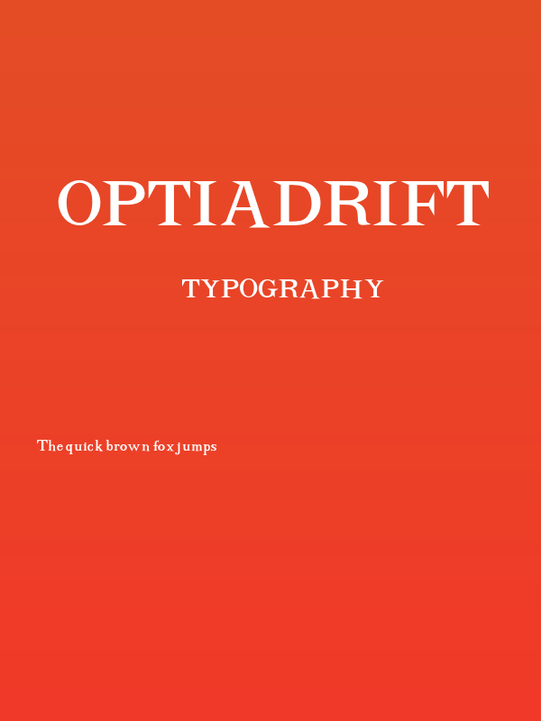 OPTIAdrift Poster