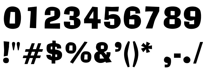 OPTIAdset フォント その他の文字