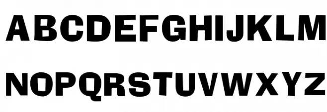 OPTIAdset 字体 大写
