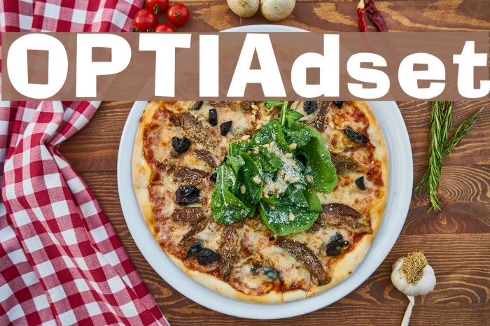 OPTIAdset フォント examples