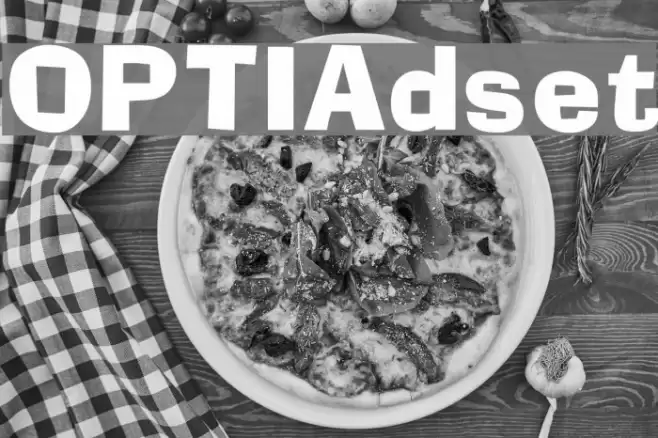 OPTIAdset フォント examples