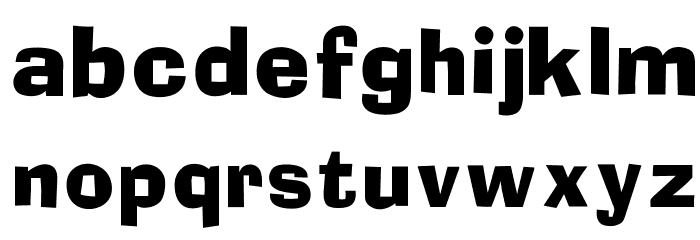 OPTIAdset フォント 小文字