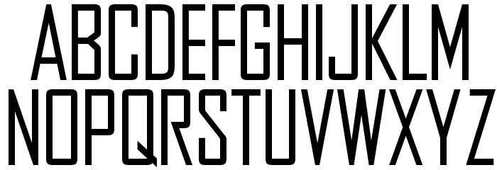 OPTIAgency-Gothic Font LOWERCASE
