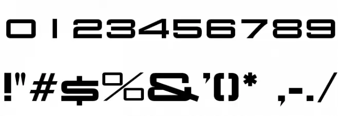 OPTIAggie-Solid Font OTHER CHARS