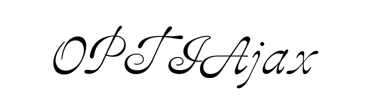OPTIAjax Font