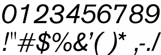 OPTIAkrogrotesk-Italic Font OTHER CHARS