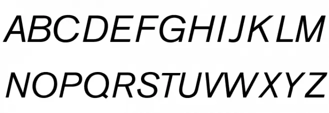 OPTIAkrogrotesk-Italic Polices MAJUSCULES