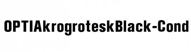OPTIAkrogroteskBlack-Cond  baixar fontes gratis