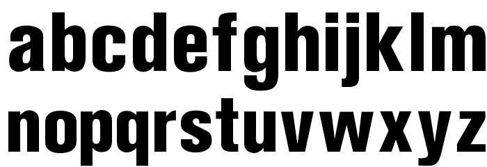 OPTIAkrogroteskBlack-Cond Font LOWERCASE