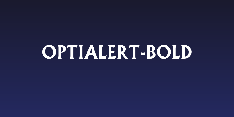 OPTIAlert-Bold Social Header