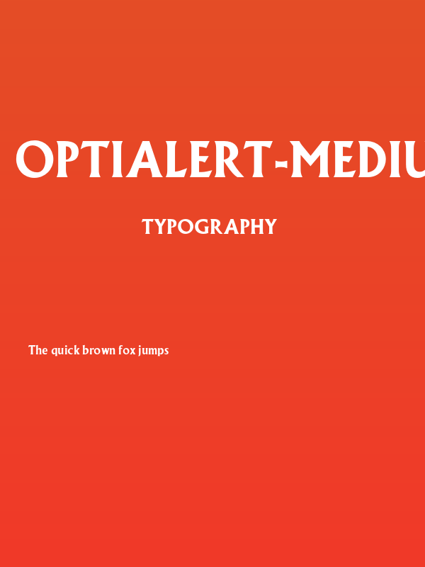 OPTIAlert-Medium Poster