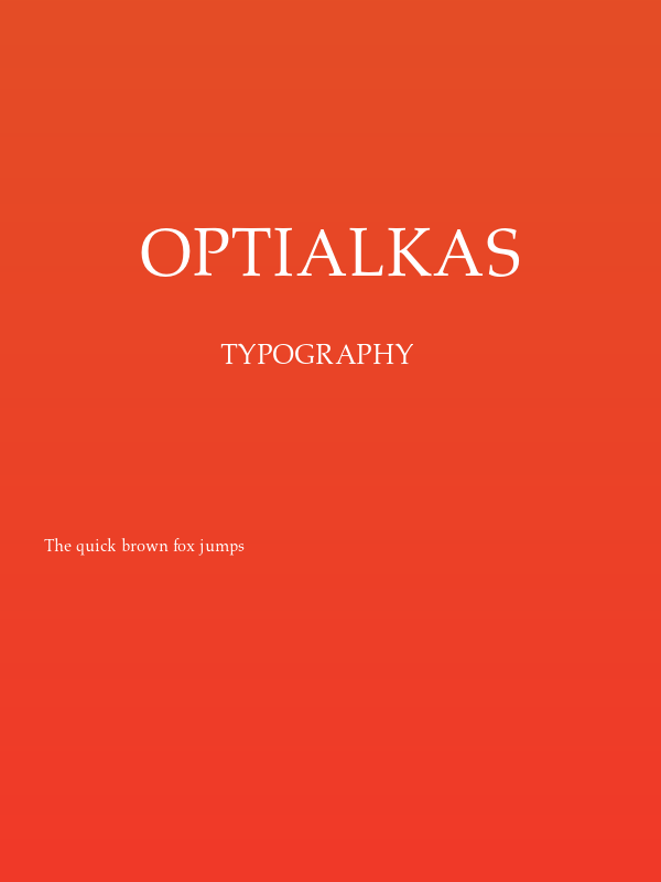 OPTIAlkas Poster