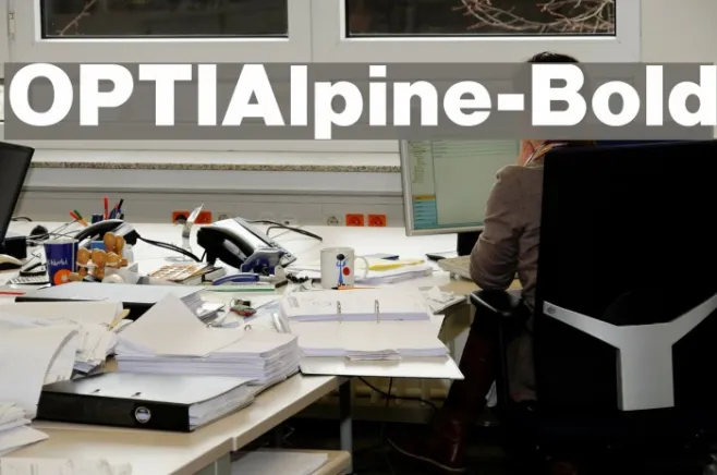 OPTIAlpine-Bold Example 2