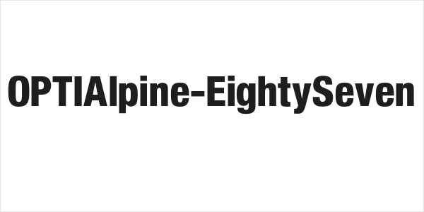 OPTIAlpine-EightySeven Logo