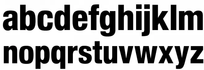 OPTIAlpine-EightySeven フォント 小文字