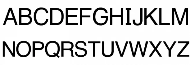OPTIAlpine-Primer フォント 大文字
