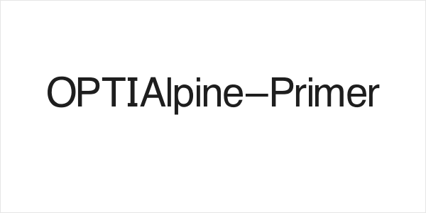 OPTIAlpine-Primer Logo