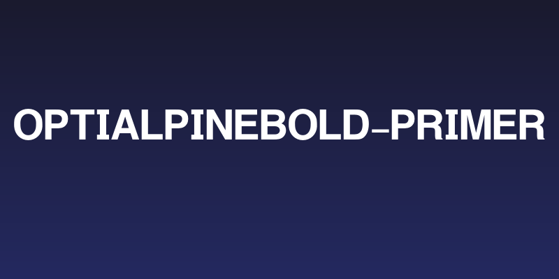 OPTIAlpineBold-Primer Social Header