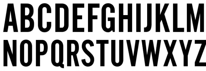 OPTIAlternateGothic-TwoAg Schriftart Groß
