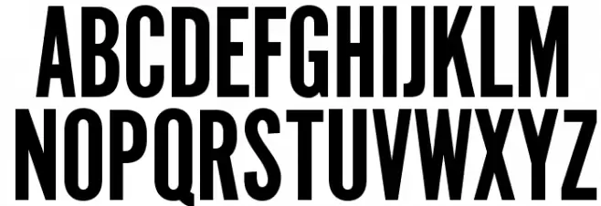 OPTIAlternateOne フォント 大文字