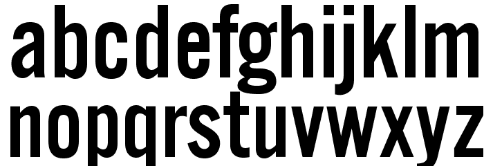OPTIAlternateThree Font LOWERCASE
