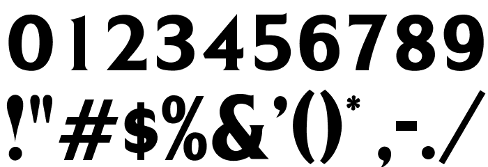OPTIAltheaBold-Two Font OTHER CHARS