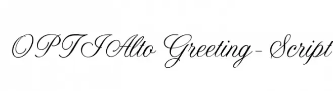 OPTIAltoGreeting-Script  Fuentes Gratis Descargar