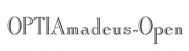OPTIAmadeus-Open  font caratteri gratis