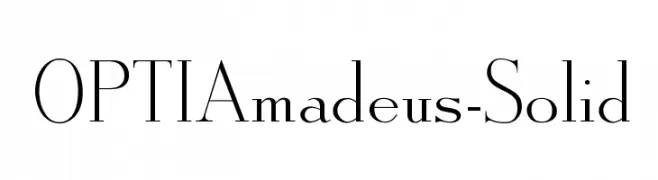 OPTIAmadeus-Solid  font caratteri gratis