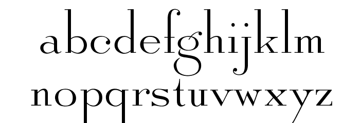 OPTIAmadeus-Solid Font LOWERCASE
