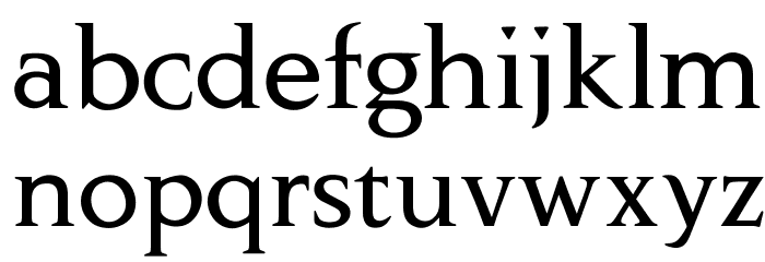 OPTIAmandaMediumAgency Font LOWERCASE