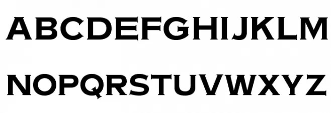 OPTIAmericanGothic-Bold Font Litere mari