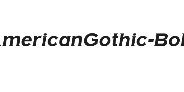 OPTIAmericanGothic-BoldItalic Logo