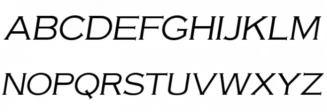 OPTIAmericanGothic-LightItalic फ़ॉन्ट अपरकेस