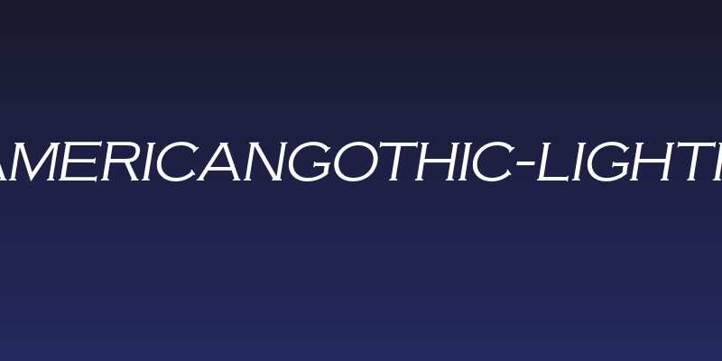 OPTIAmericanGothic-LightItalic Social Header