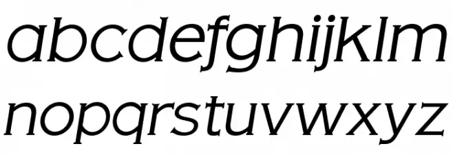 OPTIAmericanGothic-LightItalic Fuentes MINÚSCULAS