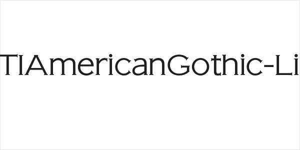 OPTIAmericanGothic-Light Logo