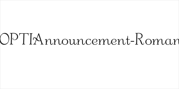 OPTIAnnouncement-Roman Logo