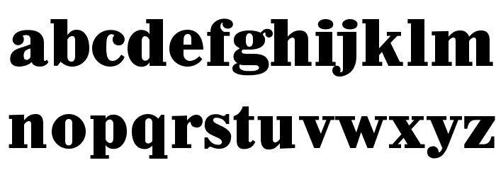 OPTIAntique-Bold Font LOWERCASE