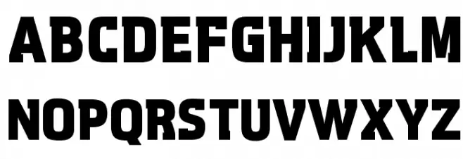 OPTIAqueduct-H Schriftart Groß