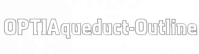 OPTIAqueduct-Outline  Fuentes Gratis Descargar