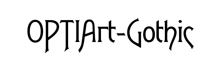OPTIArt-Gothic  Frei Schriftart Herunterladen