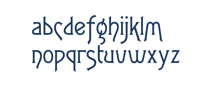 OPTIArt-Gothic Lowercase